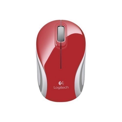 RATON LOGITECH M187 MINI ROJO INALAMBRICO